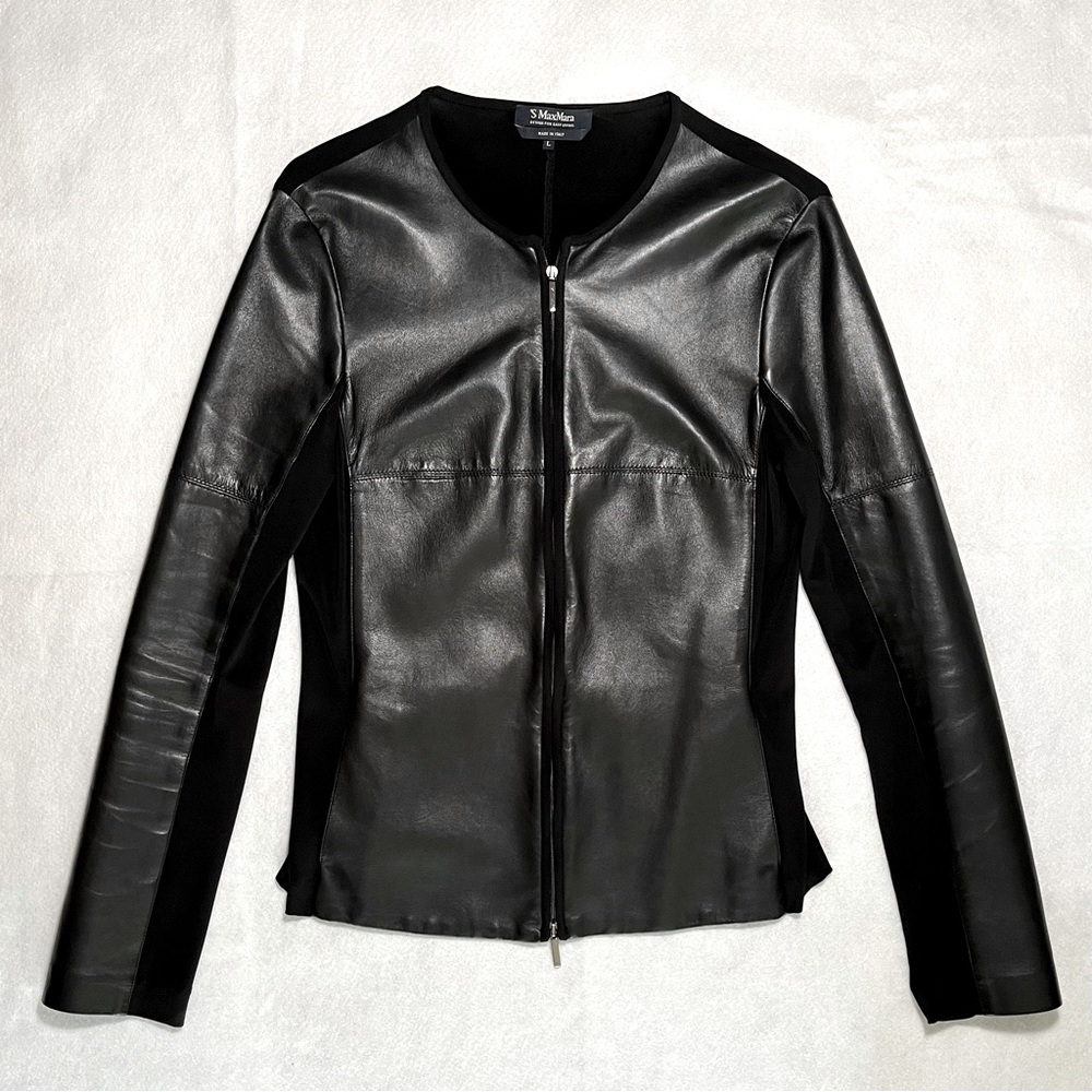 ‘S MaxMara Faux-leather (viscose) Jacket